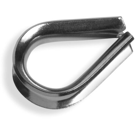 Guardacables de acero inoxidable, 4 mm [20 unidades]