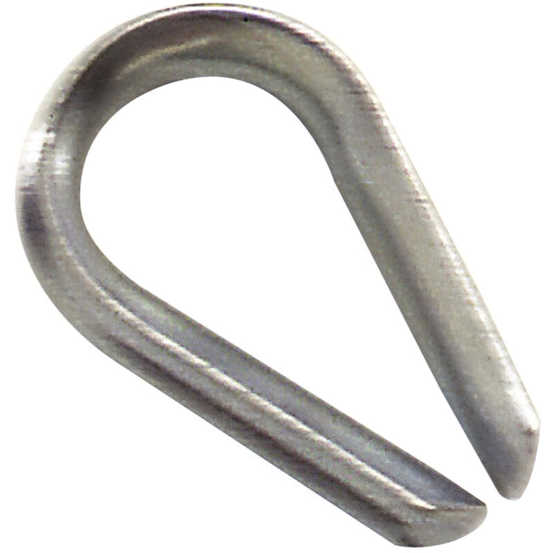 

Guardacabos Zincado Para Cable 6 mm.