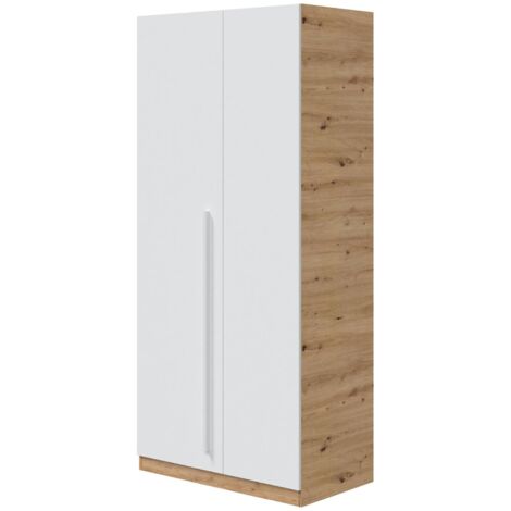 Guardaroba 2 Ante - Armadio Camera da Letto Bianco 52x200h cm