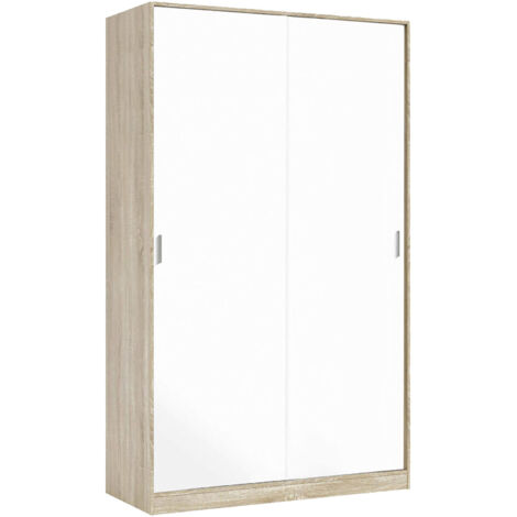 Guardaroba 2 Ante - Armadio Camera da Letto Marrone Rovere 50x200h cm