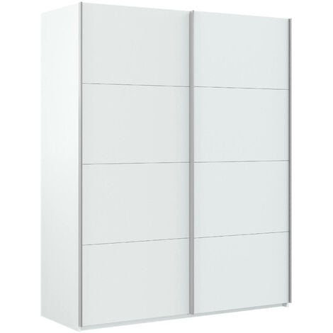 Coppia di ripiani per armadio Alen da 150 x 60 x 223h cm bianco effetto  tessuto