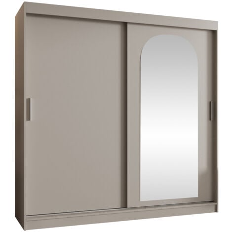 Guardaroba Hartford 499, Cachemire, 200x200x62cm, Porte guardaroba: Scorrevoli, Numero di ripiani: 0
