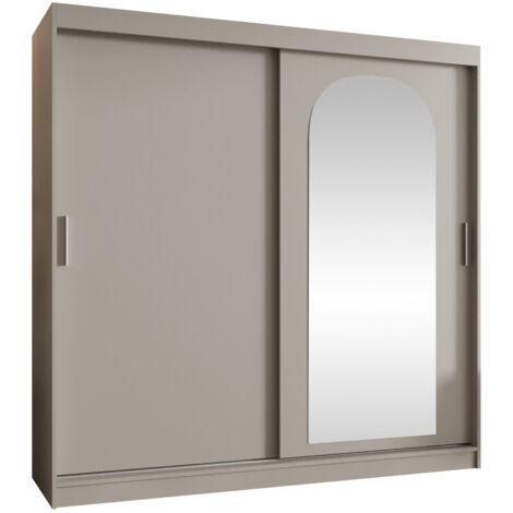 Guardaroba Hartford 499, Cachemire, 200x200x62cm, Porte guardaroba: Scorrevoli, Numero di ripiani: 0