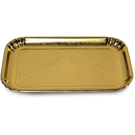 Guardini 3x Vassoio cartoncino 23x31cm Oro