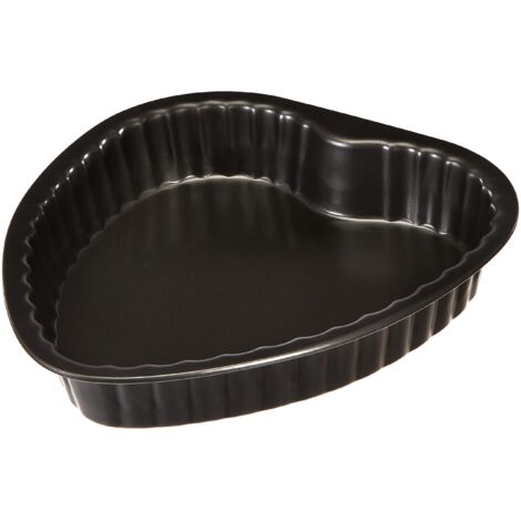 Guardini Arianna Stampo Cuore, Acciaio, Nero, 25 x 25 cm