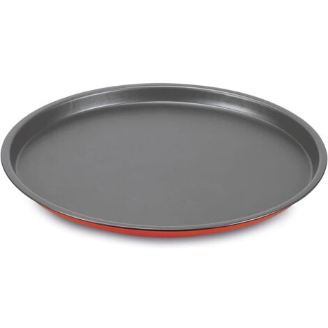 Guardini Rossana 2.0, Teglia Pizza 28 cm, Acciaio con Rivestimento Antiaderente, Colore Rosso/Grigio