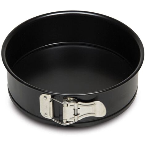 Guardini, Tortiera apribile 1 fondo Ø 18 cm, Acciaio con rivestimento antiaderente, Nero, Made in Italy, Linea Gardenia