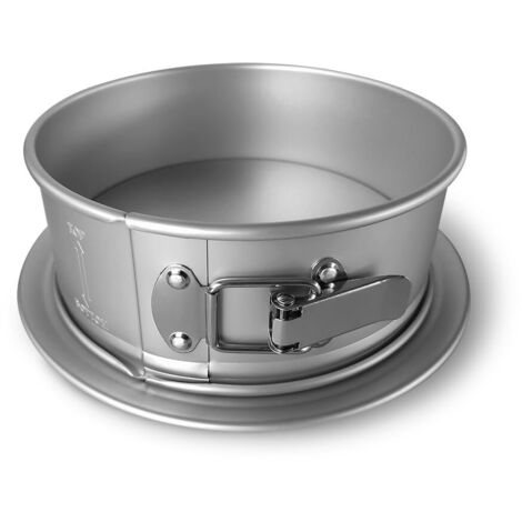 Guardini, Tortiera apribile 1 fondo Ø 23 cm, Fondo salvagoccia, Rivestimento PFAS free, Adatta ad uso intensivo, Alluminio riciclato anodizzato, Argento, Made in Italy, Linea Professional