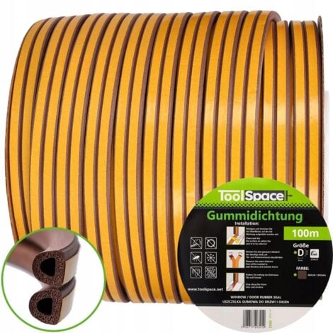 JARDIBRICODECO Guarnizione 100m D marrone