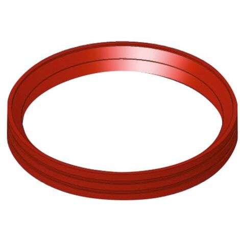 Guarnizione ø 80 mm a doppio labbro in silicone per tubo 00000051005