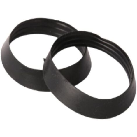 GUARNIZIONE A CUNEO PLASTICA PER SIFONE1/4 - IN PLASTICA COLORE NERO 