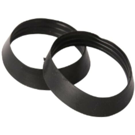 GUARNIZIONE A CUNEO PLASTICA PER SIFONE1/4 - IN PLASTICA COLORE NERO 