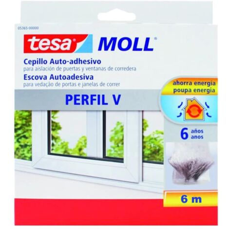Guarnizione adesiva a pennello da 4 mm per finestre e porte scorrevoli 6m05365