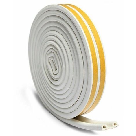 GUARNIZIONE ADESIVA PARAFREDDO 6 MT PARASPIFFERI PORTE FINESTRE GOMMA 0.9 CM P