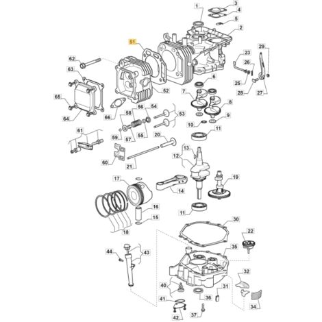 Guarnizione cilindro ORIGINALE STIGA motore TRE0702 trattorino 118551235/0