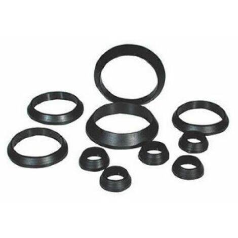 GUARNIZIONE CONICA NERA 1/2 x 10 (Pz.100)