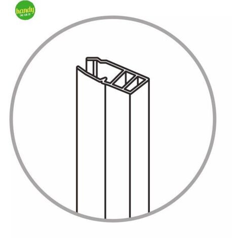 Guarnizione cromata per box doccia Tevere Silqua by Mobo