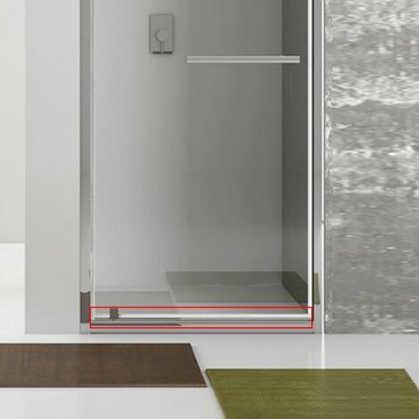 Guarnizione di ricambio inferiore per anta battente 67-71 cm New Plus