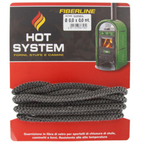 GUARNIZIONE FIBRA VETRO 12MMX2,5M STUFA- 6,0 confezione
