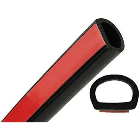 Guarnizione in gomma per portiera auto, 16 x 16 mm, 5 m