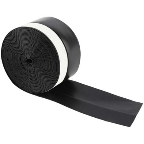 Guarnizione in silicone per guarnizioni, antivento, anticollisione, anti-insetto, isolamento acustico, antipolvere, sigillante (5M 45mm) (nero)
