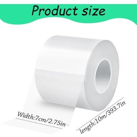 Guarnizione isolante per finestre, striscia sigillante adesiva 7 cm x 10 m, paraspifferi per porte e finestre, isolamento termico autoadesivo per finestre invernali, resistente alle intemperie, fonoas