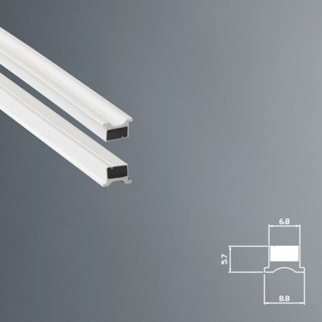 Guarnizione Magnetica Box Doccia in Gomma EC-MAG-3302  KIT 2 PEZZI Bianco