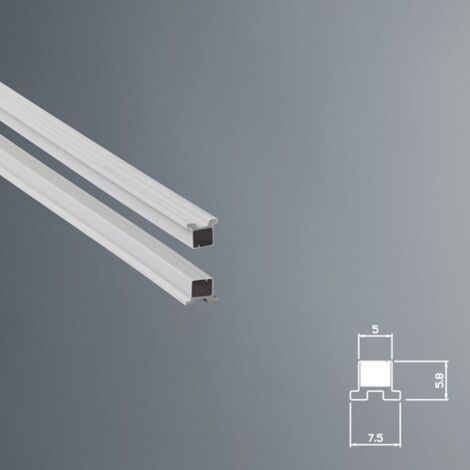 Guarnizione Magnetica Box Doccia in Gomma EC-MAG-5121 KIT 2 PEZZI Bianco