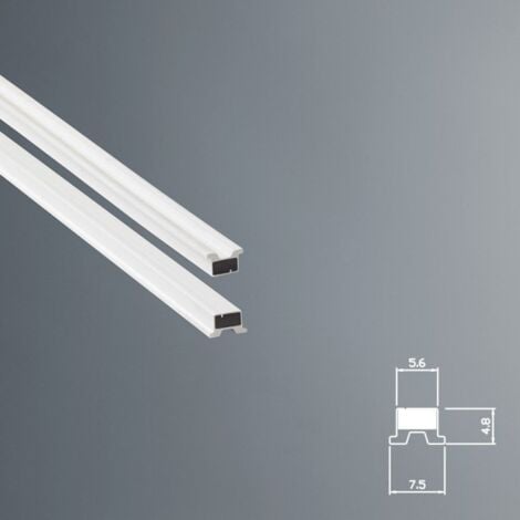 Guarnizione Magnetica Box Doccia in Gomma EC-MAG-593  KIT 2 PEZZI Bianco