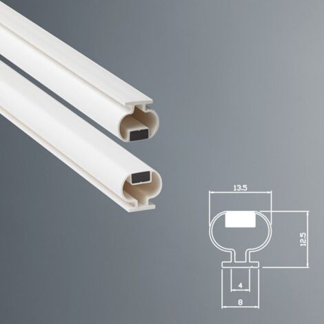 Guarnizione Magnetica Box Doccia in Gomma EC-MAG-8-53 - KIT 2 PEZZI Grigio