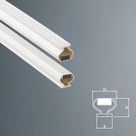 Guarnizione Magnetica Box Doccia in Gomma EC-MAG-8-DC  KIT 2 PEZZI Bianco