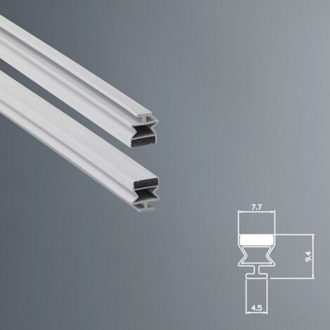 Guarnizione Magnetica Box Doccia in Gomma EC-MAG-8152  KIT 2 PEZZI Bianco