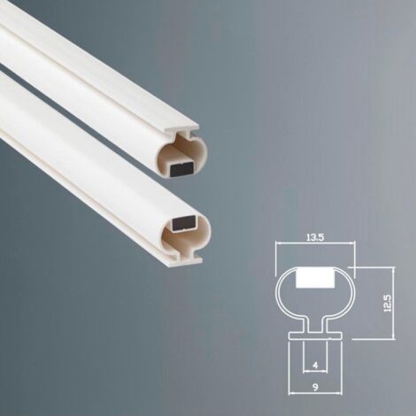 Guarnizione Magnetica Box Doccia in Gomma EC-MAG-9-53  KIT 2 PEZZI Bianco