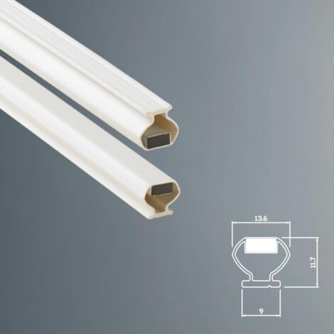 Guarnizione Magnetica Box Doccia in Gomma EC-MAG-9-DC  KIT 2 PEZZI Grigio