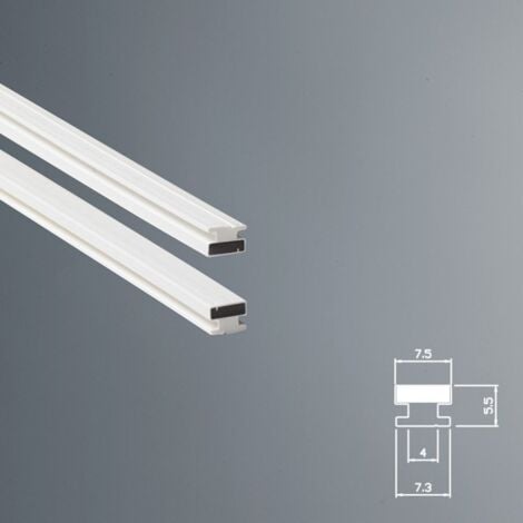 Guarnizione Magnetica Box Doccia in Gomma EC-MAG-R32  KIT 2 PEZZI Bianco