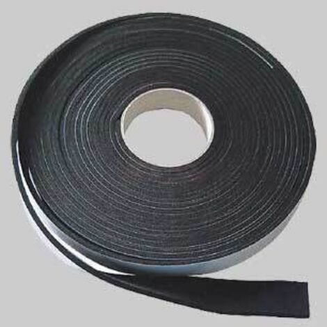GUARNIZIONE MULTIUSO 20x10 mm x 5 mt - Nero - GEKO