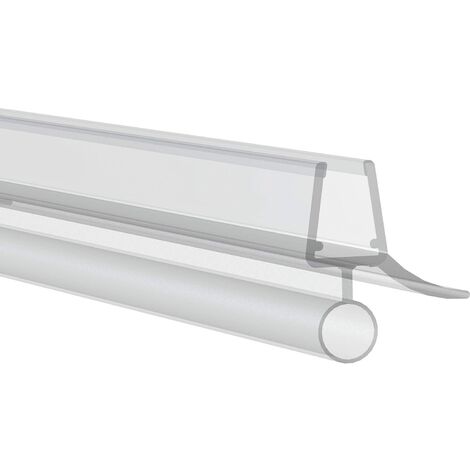 Guarnizione per doccia da 1000 mm, adatta per vetro spessore 6/7/8 mm, trasparente, guarnizione per porta della doccia con striscia di guarnizione, 1 pezzo