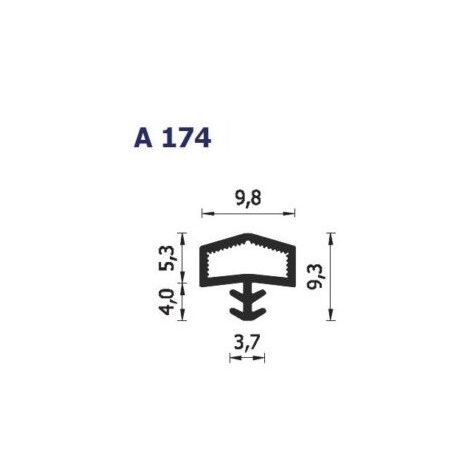 Guarnizione Stormguard Per Finestre E Porte Legno - 5m Marrone Anti-spifferi