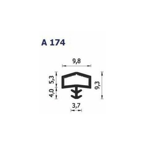 Guarnizioni Porte, Infissi e Varie: Guarnizione per infissi A163 a rotolo