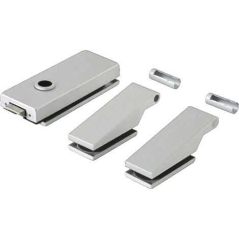 Guarnizione per porta in vetro STUDIO Classic LM maniglia a leva UV anodizzata argento per frontale DIN L/R DORMAKABA