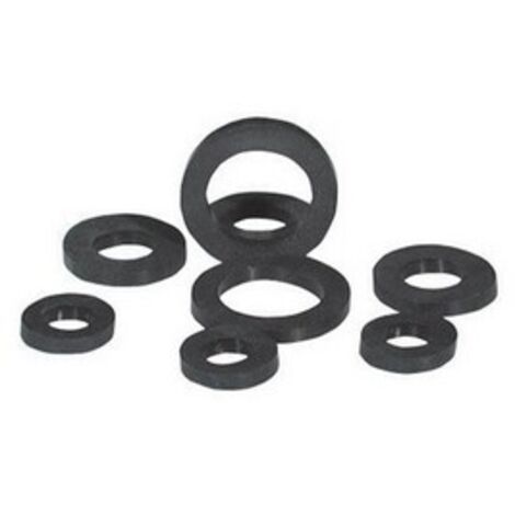 GUARNIZIONE PER RACCORDI SANITARI IN GOMMA T.M. 3/8  mm. 2,5 G.M.P PZ 100