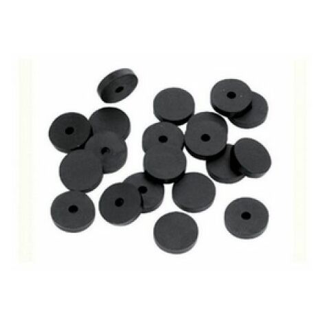 GUARNIZIONE PER RUBINETTO SEMIFORATA IN GOMMA NERA 3/4" (Pz.50)