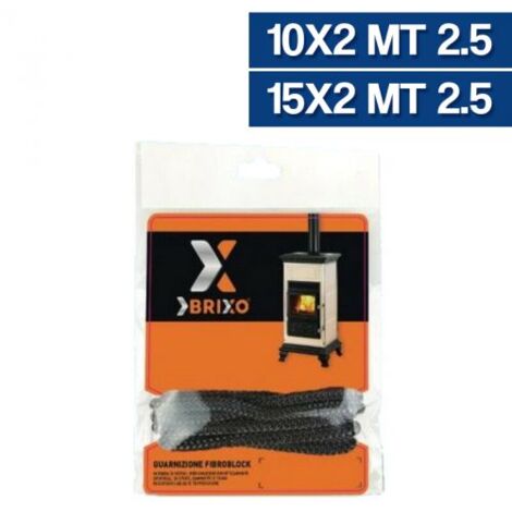 Guarnizione a cordoncino Fibroblock Brixo per stufe Mt. 2,5