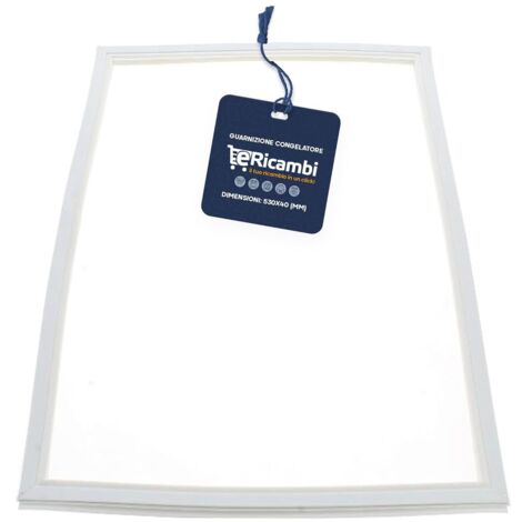Guarnizione Porta Congelatore Indesit Ariston, Dimensioni: 530x404 mm, Colore Bianco, Codice C00142517, per modelli BD291 BD2920/HA R2821 RGA300W