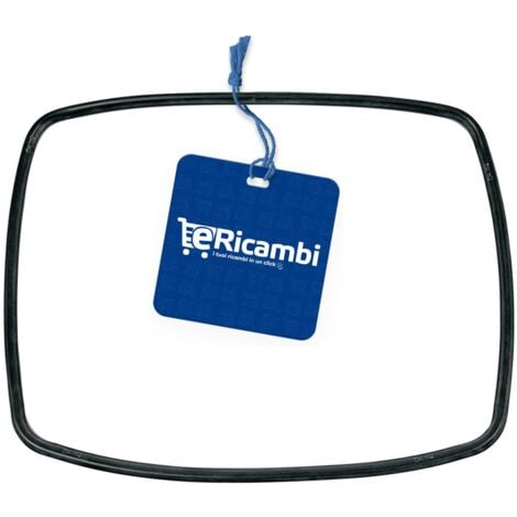 Guarnizione Porta Forno 4 Lati Hotpoint Ariston Indesit Whirlpool, Dimensioni: 430x320 mm con 4 Clip/Ganci di Fissaggio C00081579