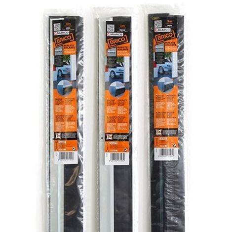 GALOFAY Paraspifferi In Metallo Per Porta 106,7 Cm: Ferma Spifferi, Topi E Insetti. Profilo In Alluminio Con Guarnizione In Gomma. Colore Argento. - 4