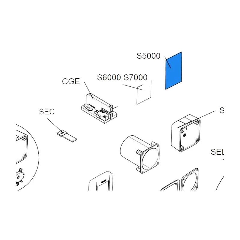 Pièce détachée joint s5000 5 pièces 119rir335 rir335 - Came