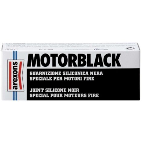 GUARNIZIONE SILICONICA NERA 60GR MOTORBLACK  AREXONS
