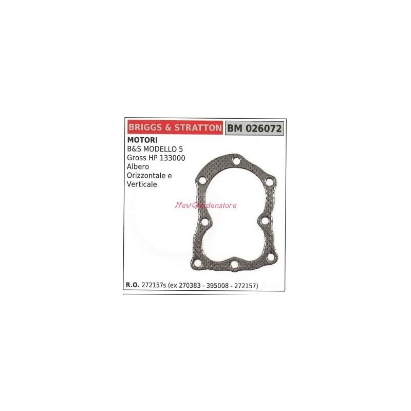 Briggs&stratton - Guarnizione testata b&s trattorino tagliaerba rasaerba 5 gross hp 026072