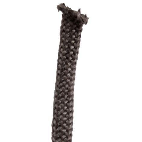 GUARNIZIONE TRICOTEX NERA DIAMETRO 8mm SPORTELLO STUFA A PELLET